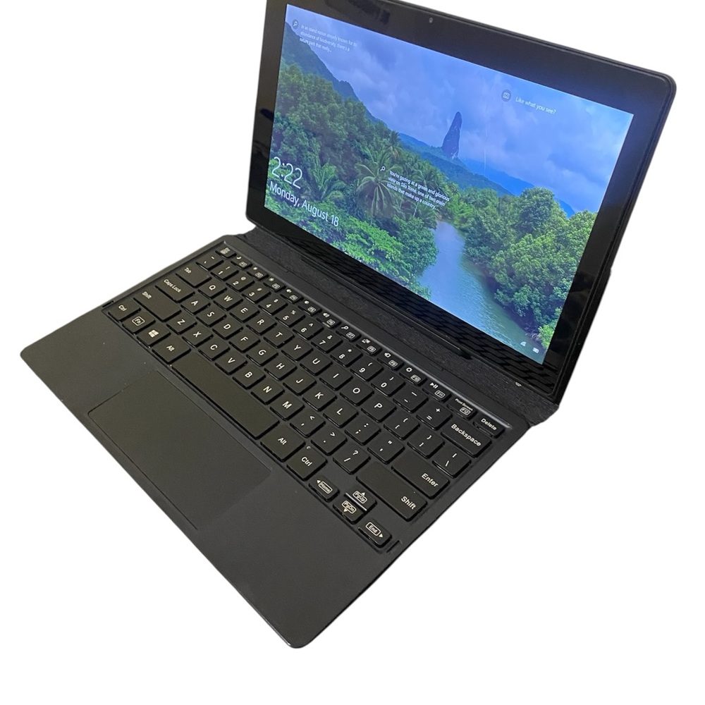 onn.10.1" 2-in-1 Windows Tablet with Keyboard